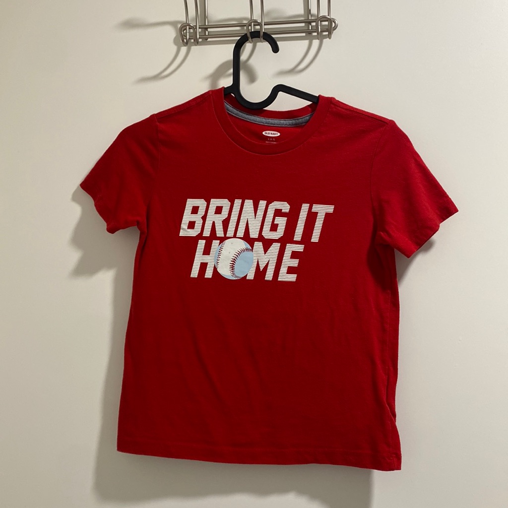 Red Baseball Tee